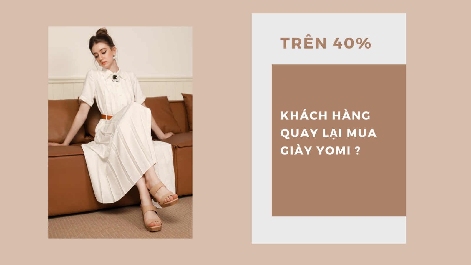 hơn 40% khách hàng quay lại mua hàng